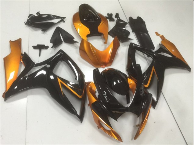 2006-2007 Black Orange Suzuki GSXR 600/750 Motor Fairings UK Stores