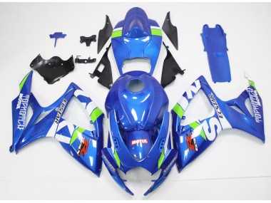 2006-2007 Blue White Suzuki GSXR 600/750 Motorcycle Fairings UK Stores