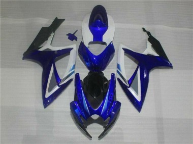 2006-2007 Blue White Suzuki GSXR 600/750 Bike Fairing UK Stores