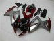 2006-2007 Red Silver Suzuki GSXR 600/750 Bike Fairing Kit UK Stores