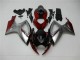 2006-2007 Red Silver Suzuki GSXR 600/750 Bike Fairing Kit UK Stores