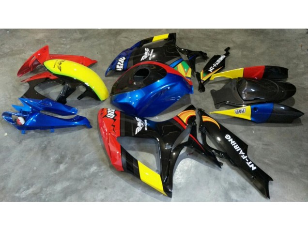 2006-2007 Red Blue Suzuki GSXR 600/750 Motorbike Fairing UK Stores