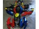 2006-2007 Red Blue Suzuki GSXR 600/750 Motorbike Fairing UK Stores