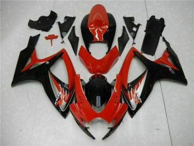 2006-2007 Red Suzuki GSXR 600/750 Bike Fairing Kit UK Stores