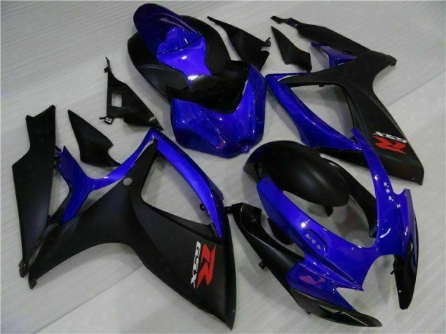 2006-2007 Blue Black Suzuki GSXR 600/750 Motorbike Fairing Kits UK Stores