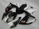 2006-2007 White Black Suzuki GSXR 600/750 Motorcycle Fairings Kit UK Stores