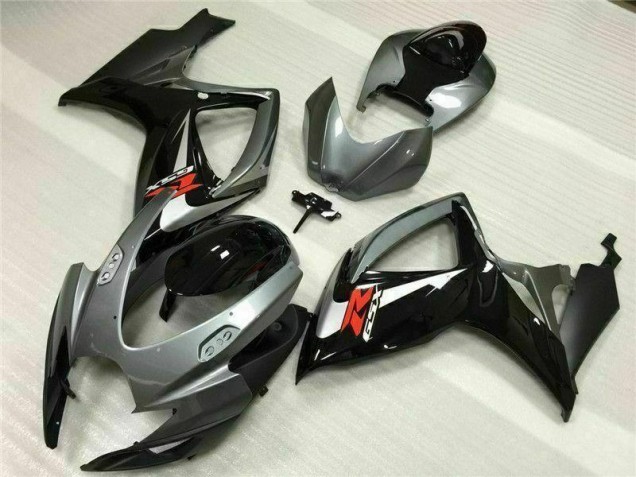 2006-2007 Silver Grey Suzuki GSXR 600/750 Motorcycle Fairing Kit UK Stores