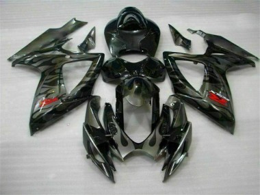 2006-2007 Black Suzuki GSXR 600/750 Bike Fairing UK Stores