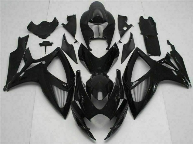 2006-2007 Black Suzuki GSXR 600/750 Bike Fairing Kit UK Stores