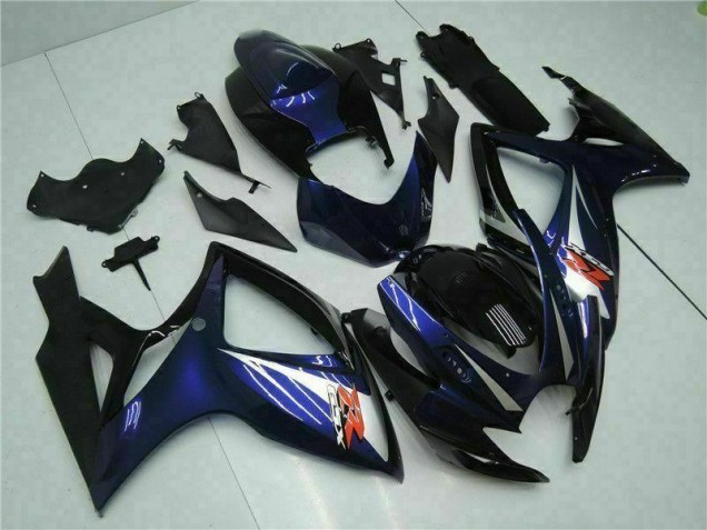 2006-2007 Black Blue Suzuki GSXR 600/750 Motorbike Fairing Kits UK Stores