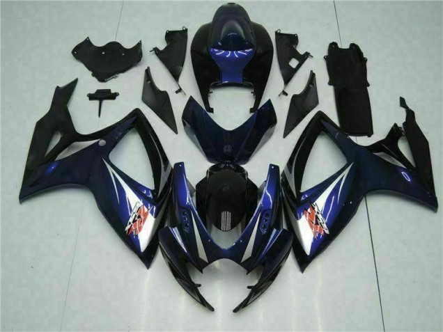 2006-2007 Black Blue Suzuki GSXR 600/750 Motorbike Fairing Kits UK Stores