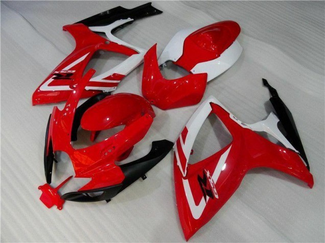 2006-2007 Red White Suzuki GSXR 600/750 Motorbike Fairing UK Stores