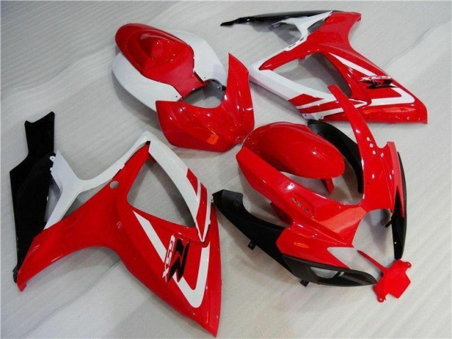 2006-2007 Red White Suzuki GSXR 600/750 Motorbike Fairing UK Stores