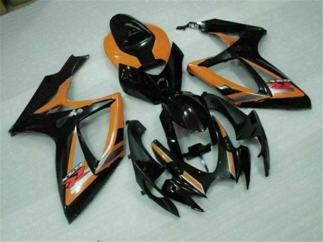 2006-2007 Black Orange Suzuki GSXR 600/750 Bike Fairings UK Stores