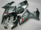 2006-2007 Silver Black Suzuki GSXR 600/750 Motorcycle Fairings Kits UK Stores