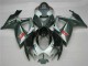 2006-2007 Silver Black Suzuki GSXR 600/750 Motorcycle Fairings Kits UK Stores