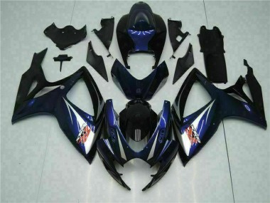 2006-2007 Black Blue Suzuki GSXR 600/750 Bike Fairings UK Stores