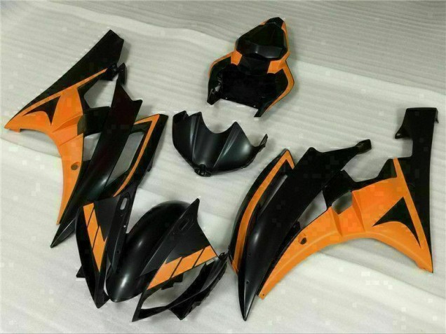 2006-2007 Black Orange Yamaha YZF R6 Motorcycle Fairing UK Stores