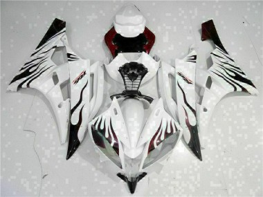 2006-2007 White Yamaha YZF R6 Motorcyle Fairings UK Stores