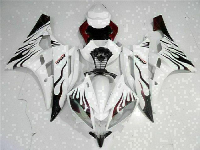 2006-2007 White Yamaha YZF R6 Motorcyle Fairings UK Stores