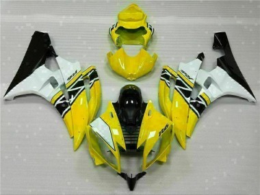 2006-2007 Yellow White Black Yamaha YZF R6 Motorcylce Fairings UK Stores