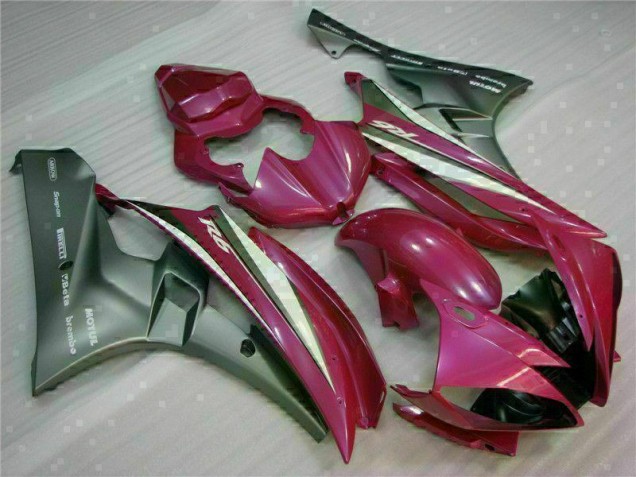 2006-2007 Purple Yamaha YZF R6 Motorcycle Fairing Kits UK Stores