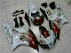 2006-2007 Brown White Yamaha YZF R6 Motorcycle Fairing Kit UK Stores