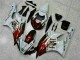 2006-2007 Brown White Yamaha YZF R6 Motorcycle Fairing Kit UK Stores