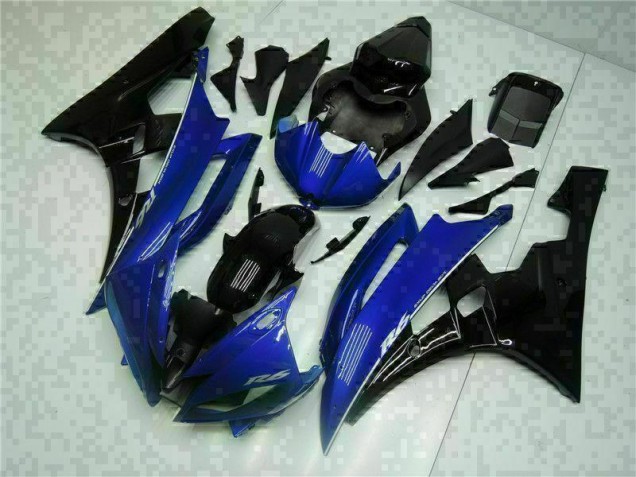 2006-2007 Blue Black Yamaha YZF R6 Motorcycle Replacement Fairings UK Stores