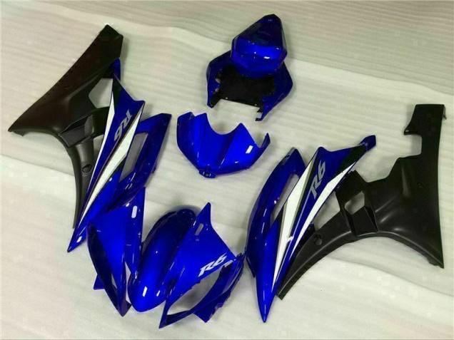 2006-2007 Blue Yamaha YZF R6 Motorcylce Fairings UK Stores