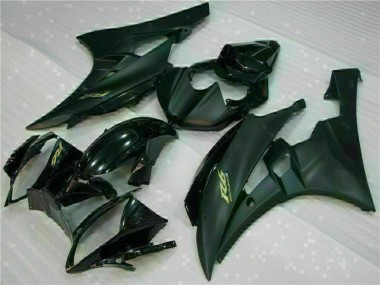 2006-2007 Matte Black Yamaha YZF R6 Motorcycle Fairing Kits UK Stores