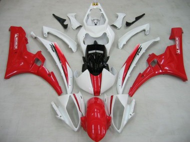 2006-2007 White Red Michelin Yamaha YZF R6 Motorcylce Fairings UK Stores