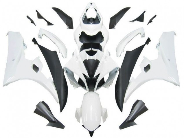 2006-2007 White Black Yamaha YZF R6 Motorcycle Fairings UK Stores