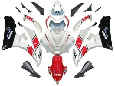 2006-2007 White Red Black Yamaha YZF R6 Bike Fairings UK Stores