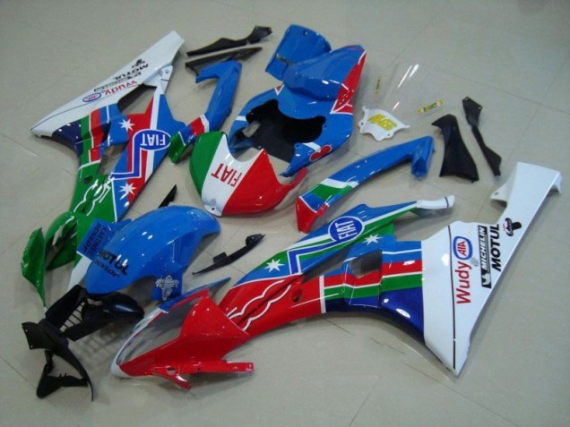 2006-2007 Blue Red White Green Yamaha YZF R6 Motorbike Fairing UK Stores