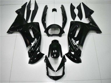 2006-2008 Glossy Black Kawasaki EX650 Motorbike Fairings UK Stores