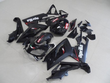 2006-2011 Black and Red Stripe Aprilia RS125 Motorcycle Fairing Kits UK Stores