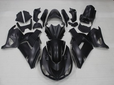 2006-2011 Matte Black Kawasaki ZX14R ZZR1400 Motorcycle Fairing UK Stores