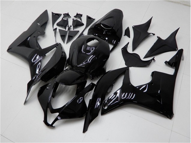 2007-2008 Glossy Black Honda CBR600RR Bike Fairings UK Stores