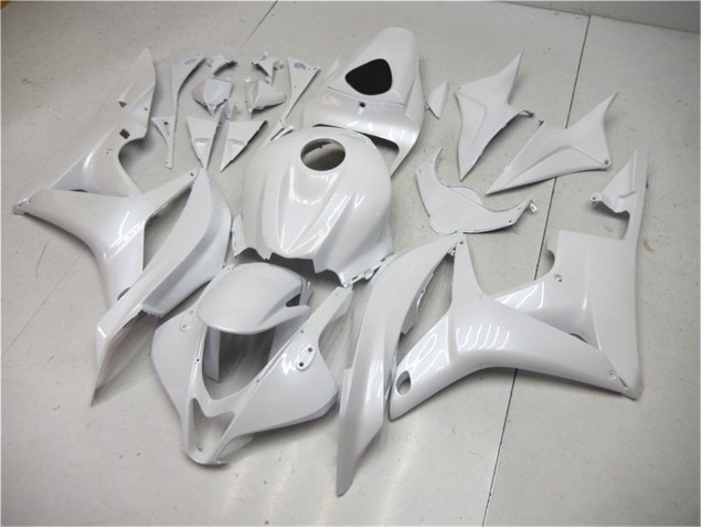 2007-2008 Pearl White Honda CBR600RR Motorbike Fairing UK Stores