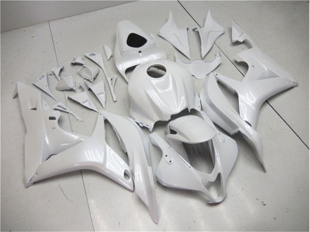 2007-2008 Pearl White Honda CBR600RR Motorbike Fairing UK Stores