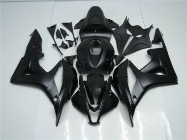 2007-2008 Black Honda CBR600RR Bike Fairing Kit UK Stores