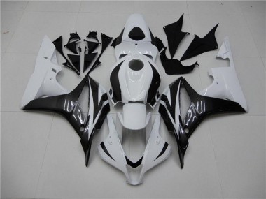 2007-2008 White Black Honda CBR600RR Motorbike Fairing UK Stores