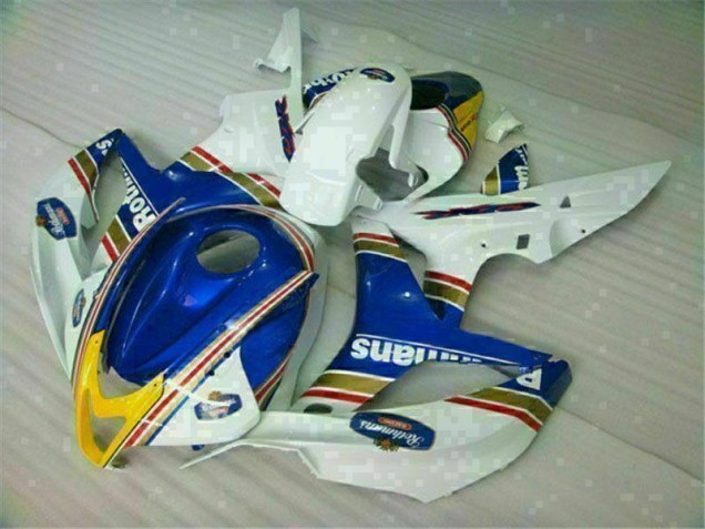 2007-2008 Blue Honda CBR600RR Motorcycle Fairings Kits UK Stores