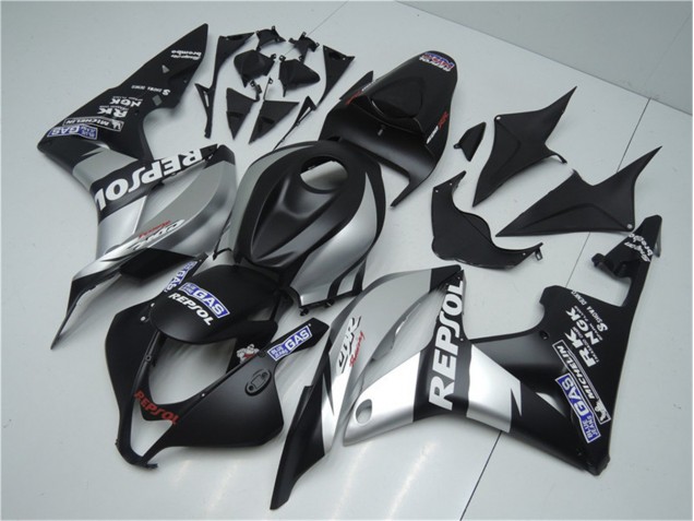 2007-2008 Silver Repsol Black Honda CBR600RR Bike Fairings UK Stores