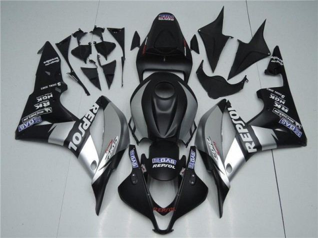 2007-2008 Silver Repsol Black Honda CBR600RR Bike Fairings UK Stores