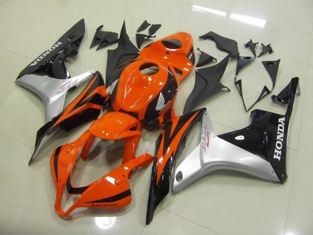 2007-2008 Orange Silver Black Honda CBR600RR Moto Fairings UK Stores