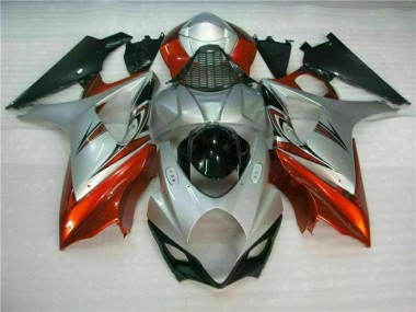 2007-2008 Brown Silver Suzuki GSXR 1000 K7 Motorbike Fairings UK Stores