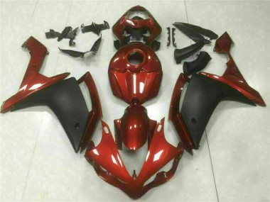 2007-2008 Red Black Yamaha YZF R1 Bike Fairing Kit UK Stores