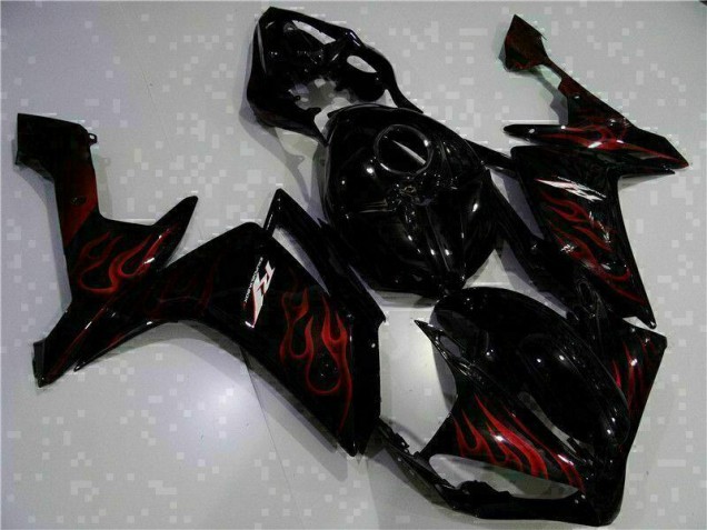 2007-2008 Black Yamaha YZF R1 Motorcylce Fairings UK Stores